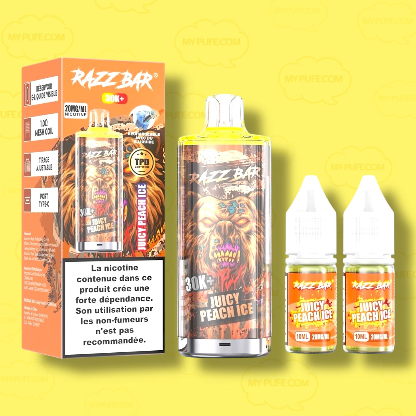 Puff RAZZ BAR 30K