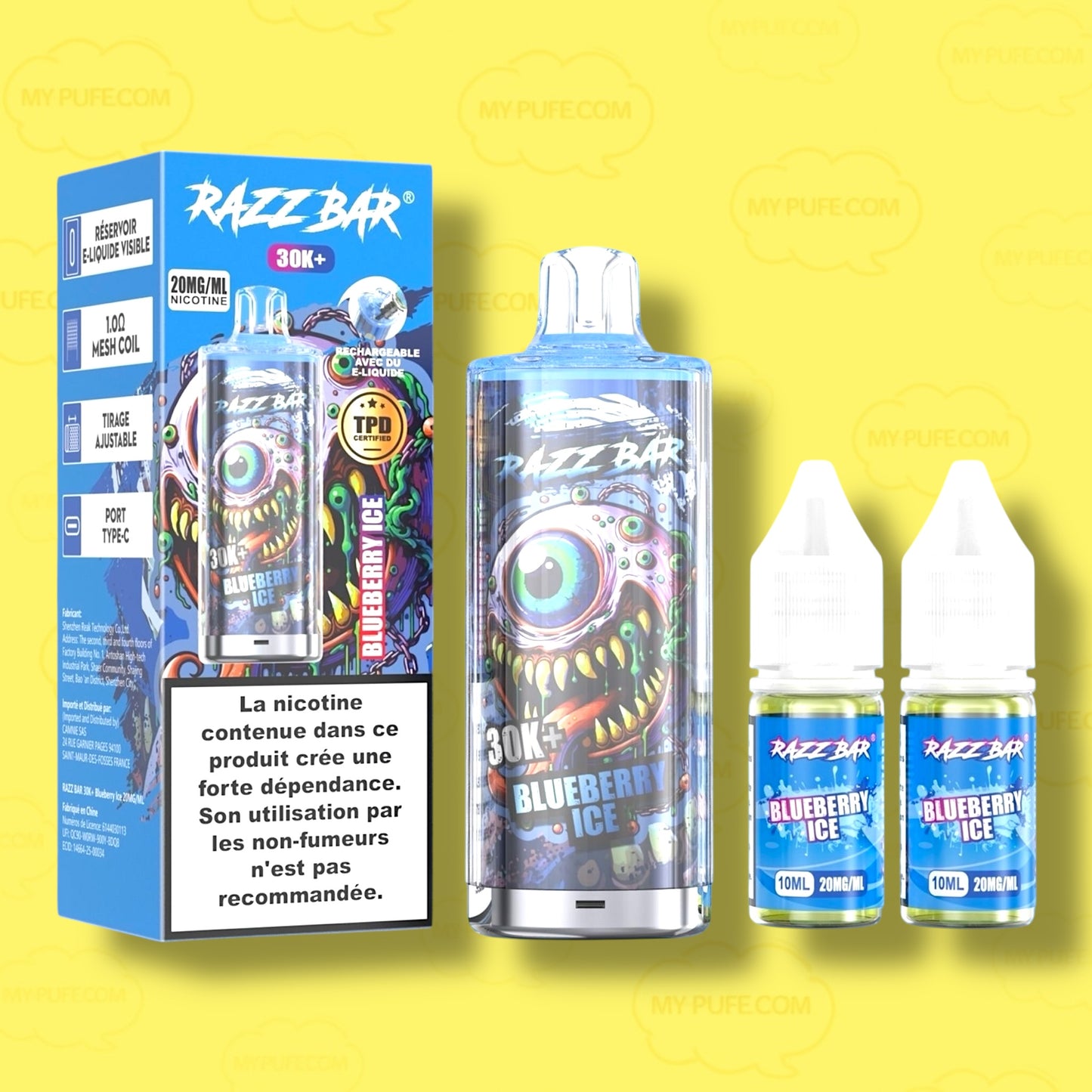 Puff RAZZ BAR 30K