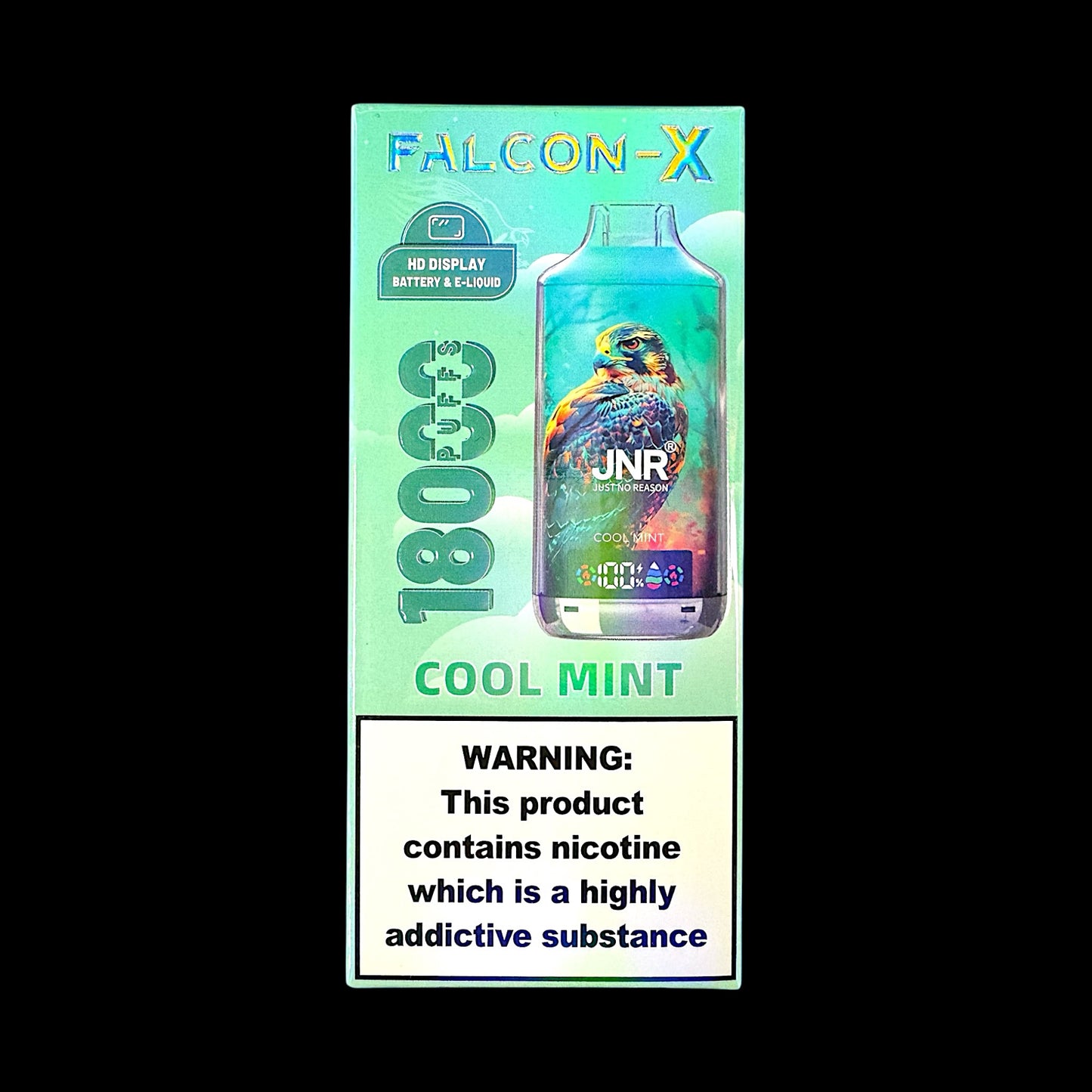 puff falcon x 18K cool mint